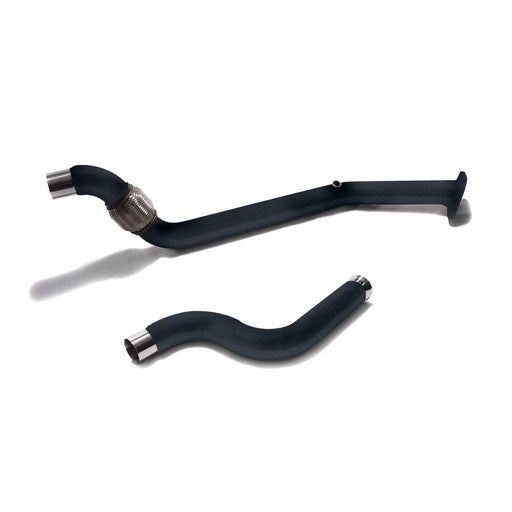 Armytrix Ceramic Coated High-flow Performance De-catted Pipe with Cat-simulator + Link Pipe for Ford Mustang GT Convertible 5.0 V8 MK6 Facelift (2018-present) - FDM6Q-DDC 