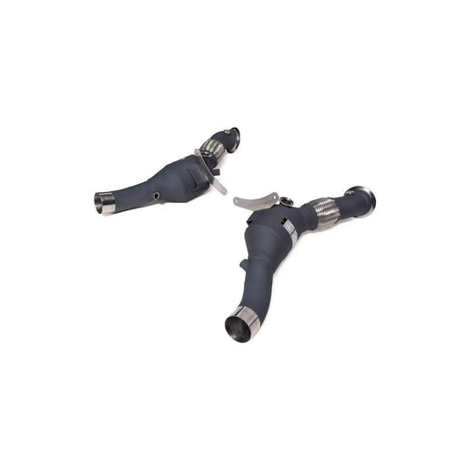 Armytrix Ceramic Coated Sport cat Down-Pipe with 200 cpsi catalytic converter for Ferrari F8 Tributo (2019-Present) - FF8T1-CDC 