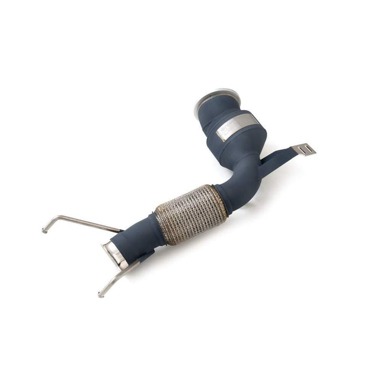 Armytrix Ceramic Coated Sport cat Down-Pipe with 200 cpsi catalytic converter + (O2 Cover) for MINI Cooper S F56 F57 2.0 turbo (2019-2024) - MNF53-6CDC 
