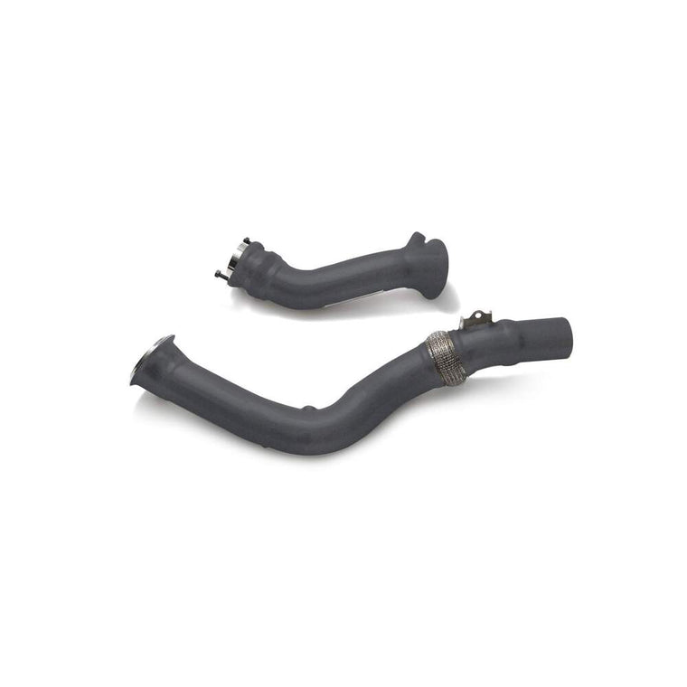 Armytrix Ceramic Coated Sport cat Down Pipe with 200 cpsi Catalytic Converters for BMW F80 M3 (Integrate with OE Valvetronic Control) (2014-2019) - BMF8M-CDC 