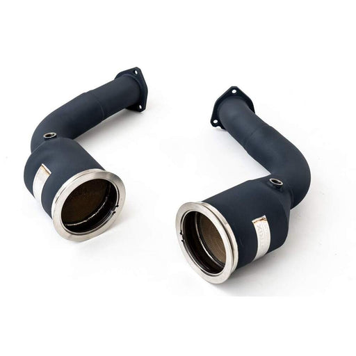 Armytrix Ceramic Coated Sport Cat Downpipes with 200 cpsi catalytic converters for Lamborghini Urus (2018-Present) - LBU65-CDC 
