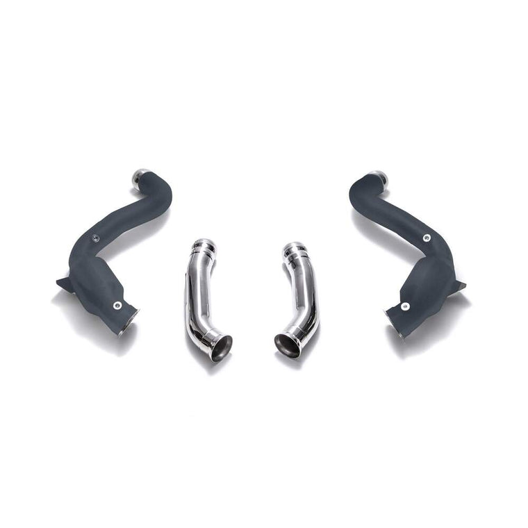 Armytrix Ceramic coated Sport Cat-pipe with 200 CPSI Catalytic Converter + Secondary down pipe for Mercedes-AMG W205 C63/C63S (2014-2022) - MB056-CDC 