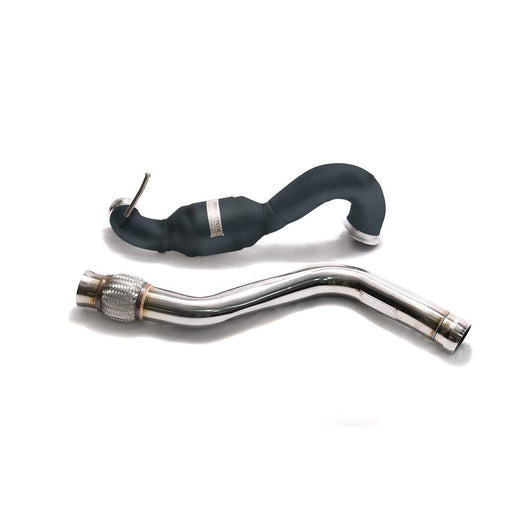 Armytrix Ceramic Coated Sport Cat pipe with 200 cpsi catalytic converters + link pipe for Mercedes-AMG W176 A45 (2013-2019) - MBA45-CDC 