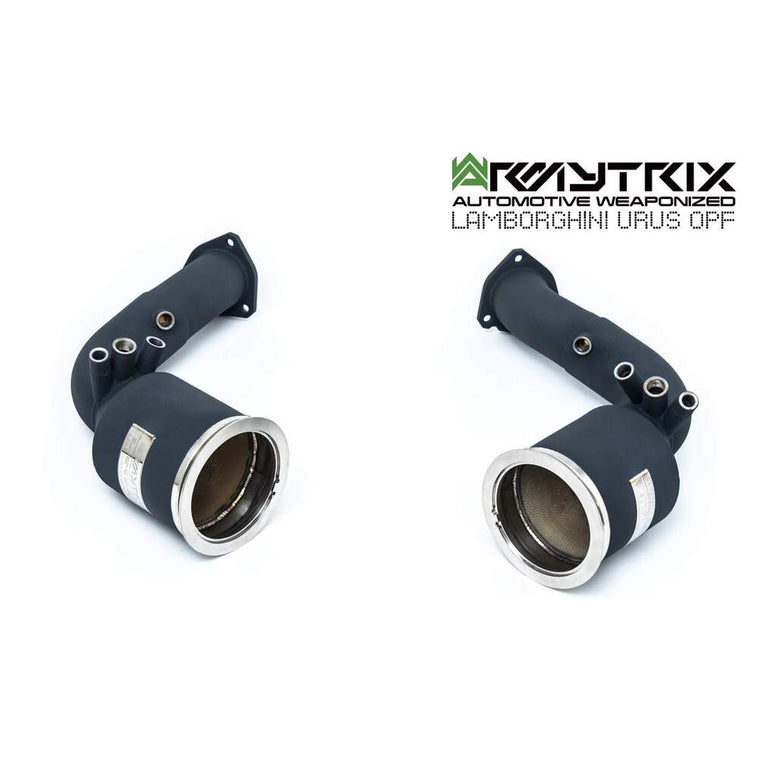 Armytrix Euro 6 Ceramic Coated 200cpsi sport cat down-Pipe for Lamborghini Urus (2018-Present) - LBU65-6CDC 