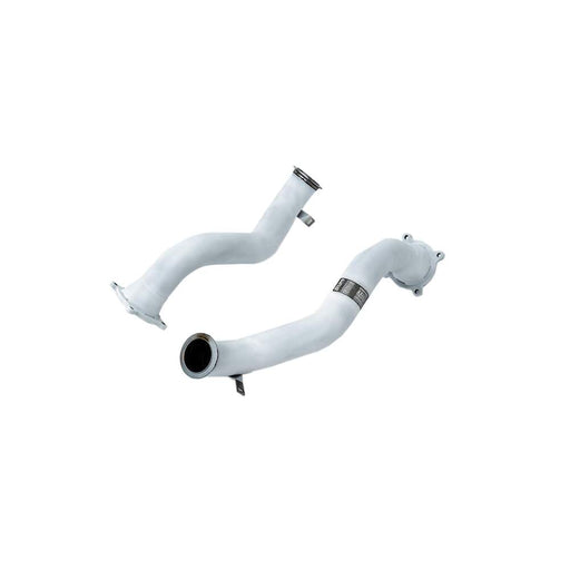 Armytrix F1 Ultra Thermal Protective White Ceramic Coated High-Flow Performance De-Catted Pipe with Cat-simulator for McLaren Senna (2018-Present) - MCSES-ADDC 