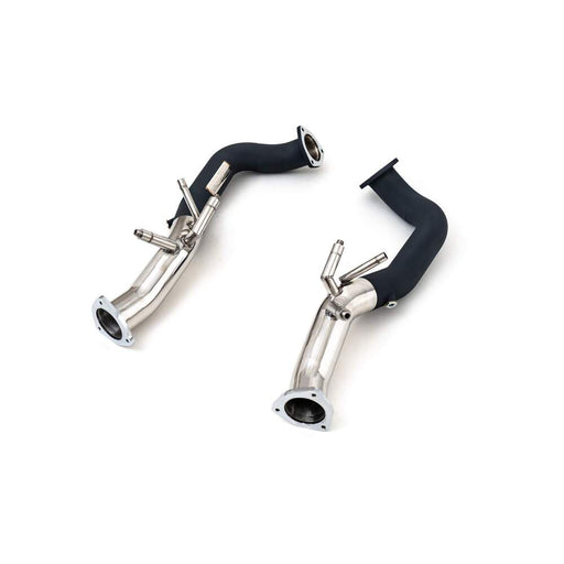 Armytrix (For OPF Models) Ceramic Coated High-flow De-catted Over Axle Pipes for Porsche 718 Cayman GT4 RS / Spyder RS (2022-Present) - P82GR-DDC 
