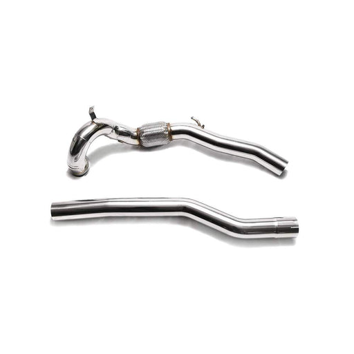 Armytrix High-flow Performance De-catted Down Pipe + Secondary Down Pipe With Cat Simulator (Fits NON-OPF Model) for Audi S3 8V Sportback (2013-2020) - AWVSR-DD 