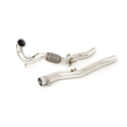 Armytrix High-flow performance de-catted down pipe + Secondary down pipe with cat simulator (Fits OPF Model) for Audi S3 8V Sportback (2013-2020) - AWVSR-6DD 