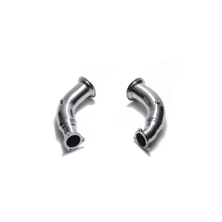Armytrix High-flow performance de-catted down pipe with cat simulator (Different versions are available. Please consult before purchase) for Audi RS4 B9 Non-OPF (2017-Present) - AU94R-DD 