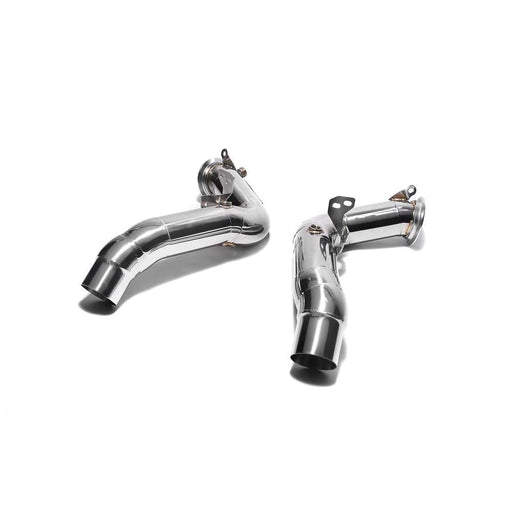 Armytrix High-flow Performance De-catted Down Pipe With Cat Simulator for BMW F10 M5 (2011-2016) - BMF5M-DD 