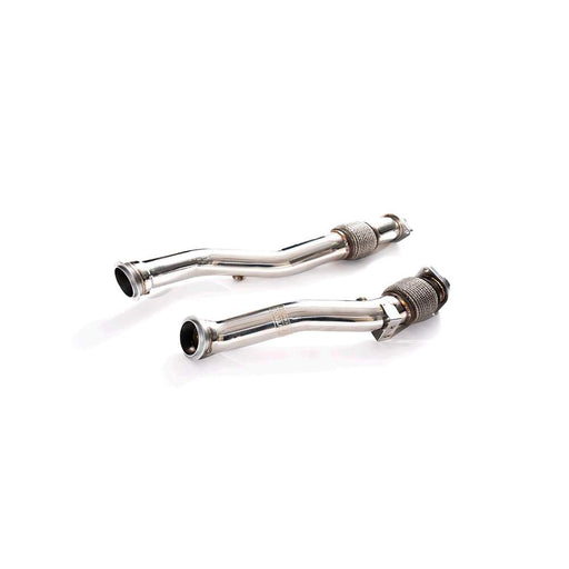Armytrix High-flow Performance De-catted Down Pipe with Cat Simulator for BMW F97 X3M (2019-Present) - BMF98-DD 