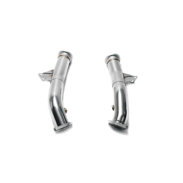 Armytrix High-flow Performance De-catted Down-Pipe with Cat-simulator "Left-Hand Drive"\ for Mercedes-AMG W205 C43 (2015-2022)
