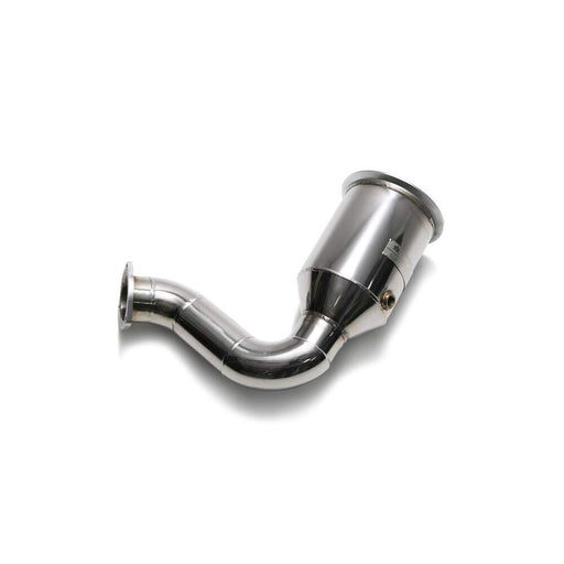 Armytrix High-flow Performance De-catted down pipe with Cat-simulator for Porsche Cayenne E3 3.0 Turbo (2018-Present) - PE3T1-DD 