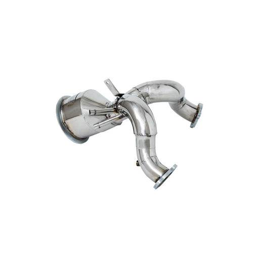 Armytrix High-flow Performance De-catted Down Pipe with Cat-simulator for Porsche Cayenne E3 3.0 Turbo OPF (2018-present) - PE3T1-6DD 