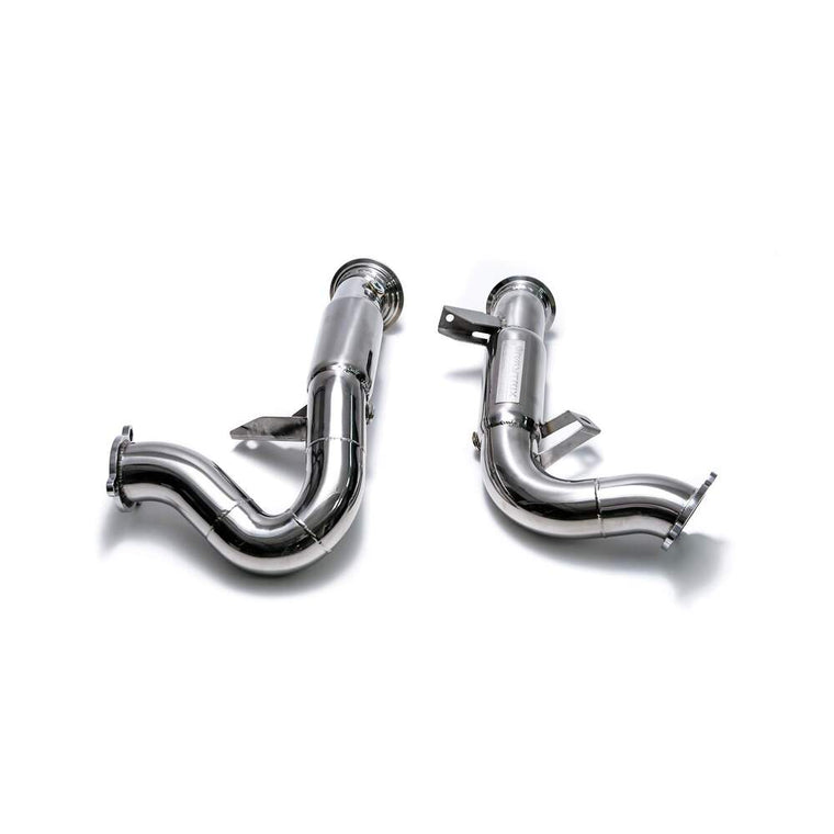 Armytrix High-flow Performance De-catted down pipe with Cat-simulator for Porsche Macan Turbo 3.6 V6 Turbo (2014-2018) - PM36T-DD 