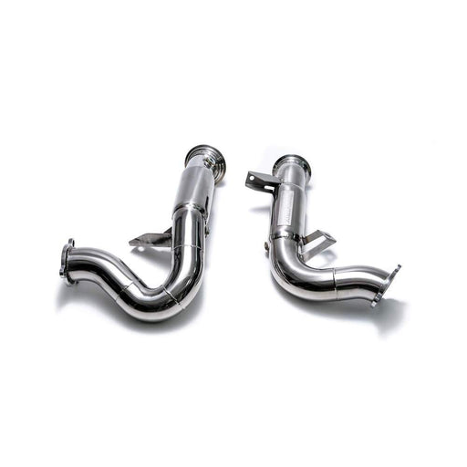 Armytrix High-flow Performance De-catted down pipe with Cat-simulator for Porsche Macan Turbo 3.6 V6 Turbo (2014-2018) - PM36T-DD 