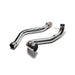 Armytrix High-flow Performance De-catted Down Pipe With Cat Simulator + Link Pipe for Mercedes-AMG W176 A45 (2013-2019) - MBA45-DD 