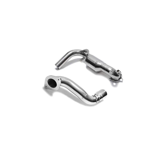 Armytrix High-flow performance de-catted down pipe with cat simulator + link pipe for Mercedes Benz W177 A250 2WD (2019-Present) - MB772-DD 