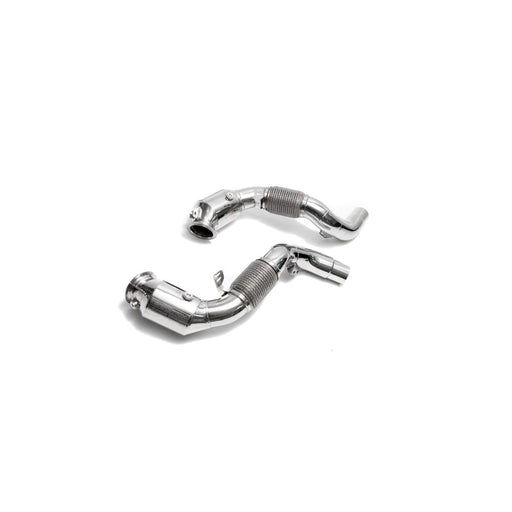 Armytrix High-flow Performance De-catted Down Pipe with Cat Simulator (Please consult before purchase) for BMW G14/G15 M850i xDrive (OE valve control)(Non-OPF) (2018-present) - BMM85-DD 