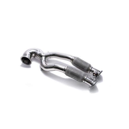 Armytrix High-flow performance de-catted main down pipe with cat simulator for Audi RS3 8V Sedan Non-OPF (2017-2020) - AU8VR-BDD 