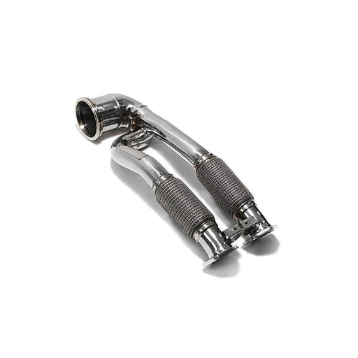Armytrix High-flow Performance De-catted Main Down Pipe With Cat Simulator for Audi RS3 8V Sportback (2015-2016) - AU8VR-ADD 