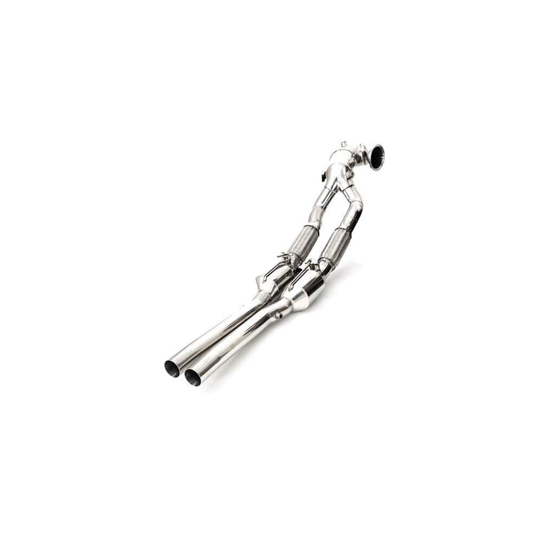 Armytrix High-flow Performance De-catted OPF-Delete Down-Pipe with Cat Simulator for AUdi RSQ3 F3 (2019-Present) - AUF3R-DD 