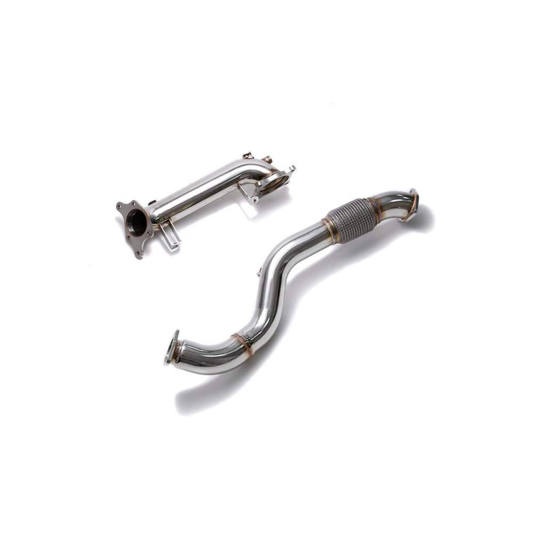 Armytrix High-flow Performance De-catted Pipe with Cat-simulator for Honda Civic Type-R FK8 (2017-2022) - HCRF8-DD 