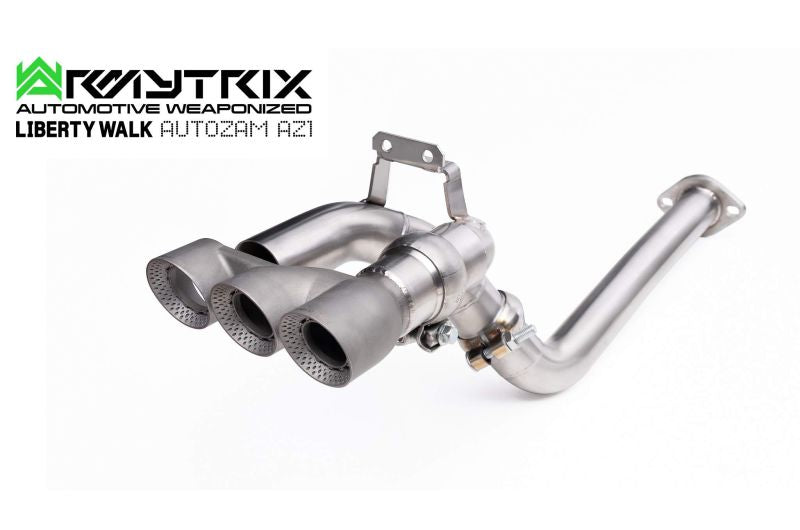 Autozam AZ1 AZ1 with Liberty Walk body kits Cat-back Exhaust - Armytrix Exhausts