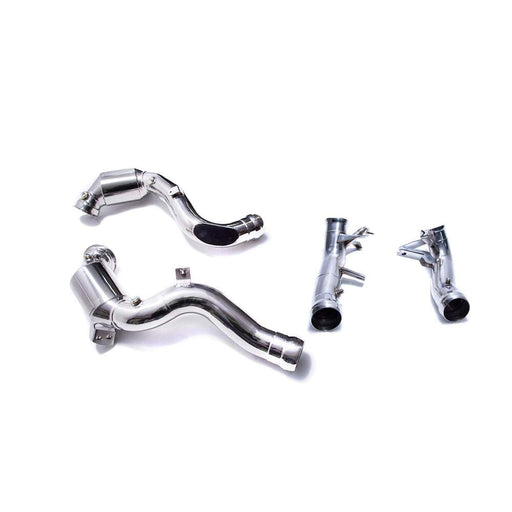 Armytrix (OPF version) Sport Cat Down-Pipe with 200 CPSI Catalytic Converter + Secondary Down-Pipe for Mercedes-AMG GT 63 4 Door Coupe OPF/Non-OPF(2018-Present) - MB136-6CD 