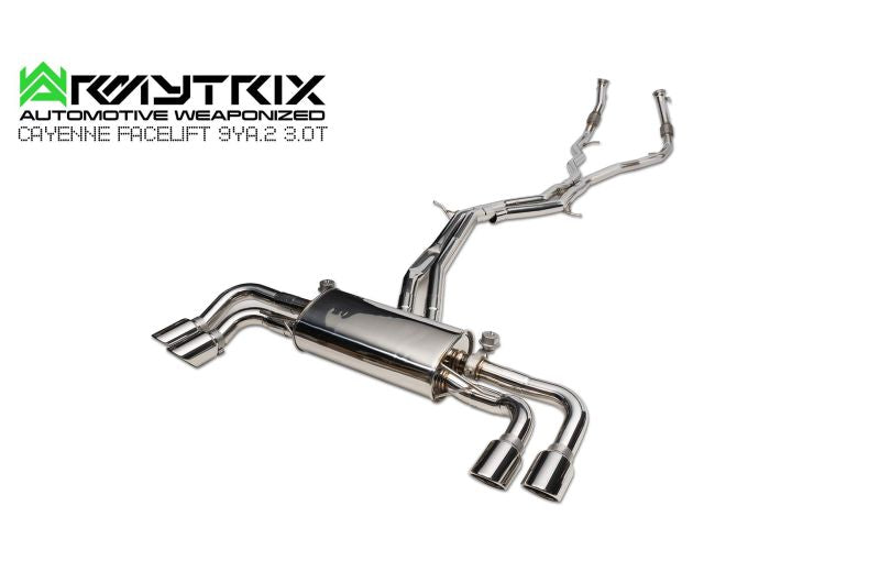 Porsche Cayenne Facelift 9YA.2 3.0T Turbo Cat-back Exhaust - Armytrix Exhausts