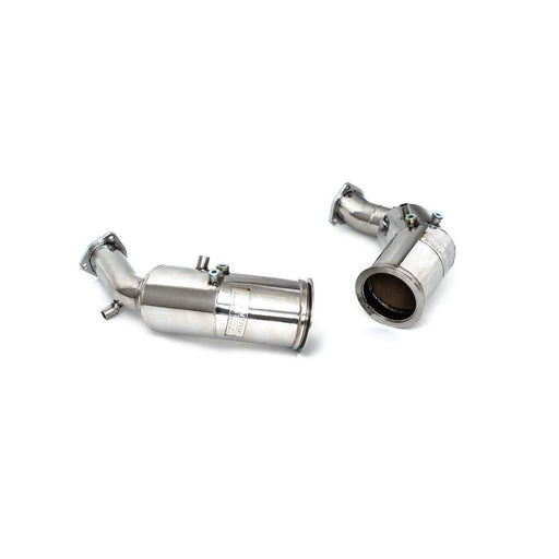 Armytrix Sport cat Down-Pipe with 200 cpsi Catalytic Converters for Audi RS6 C8 (2019-Present) - AUC8R-CD 