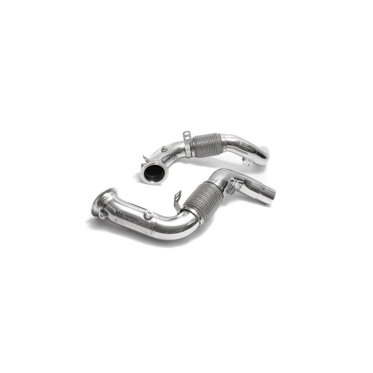 Armytrix Sport cat Down Pipe with 200 cpsi Catalytic Converters (Please consult before purchase) for BMW G14/G15 M850i xDrive (OE valve control)(Non-OPF) (2018-present) - BMM85-CD 