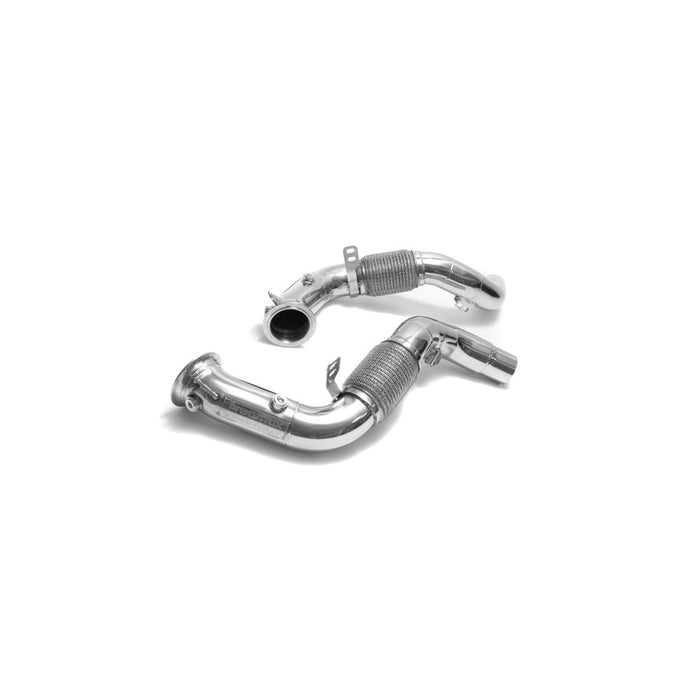 Armytrix Sport cat Down Pipe with 200 cpsi Catalytic Converters (Please consult before purchase) for BMW G14/G15 M850i xDrive (OE valve control)(Non-OPF) (2018-present) - BMM85-CD 