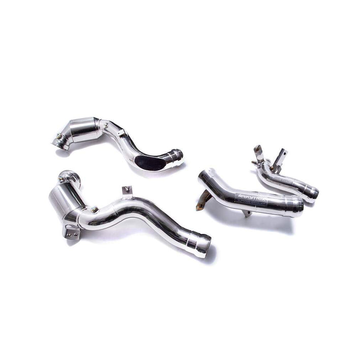 Armytrix Sport Cat-pipe with 200 CPSI Catalytic Converter + Secondary down pipe for Mercedes-AMG GT 63 4 Door Coupe OPF/Non-OPF(2018-Present) - MB136-CD 