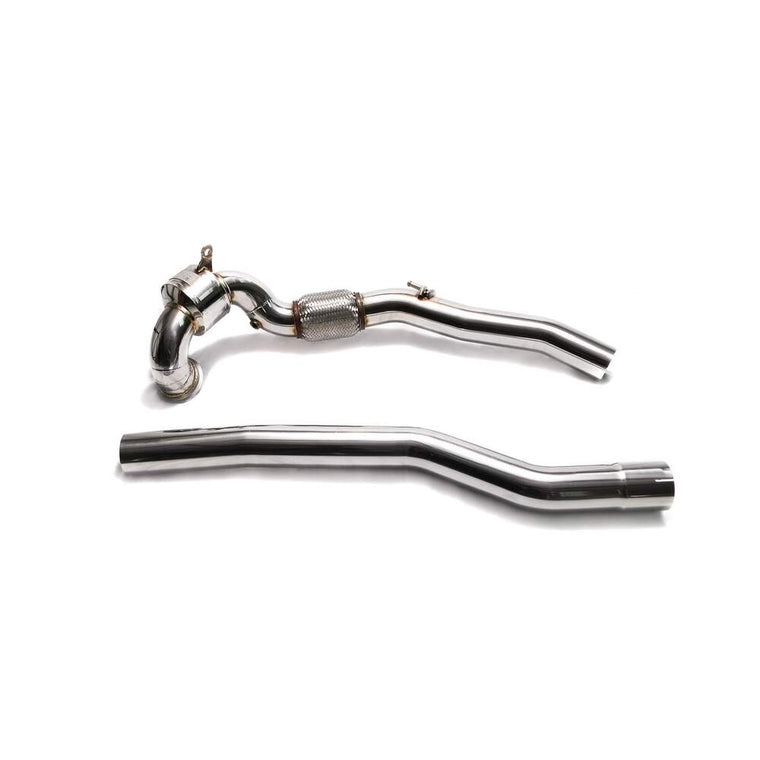 Armytrix Sport Cat Pipe With 200 Cpsi Catalytic Converters + Secondary Down Pipe With Cat Simulator (Fits NON-OPF Model) for Audi S3 8V Sportback (2013-2020) - AWVSR-CD 