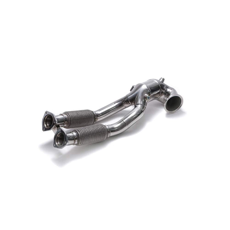 Armytrix Sport Main Cat pipe with 200 cpsi catalytic converters for Audi RS3 8V Sedan Non-OPF (2017-2020) - AU8VR-BCD 