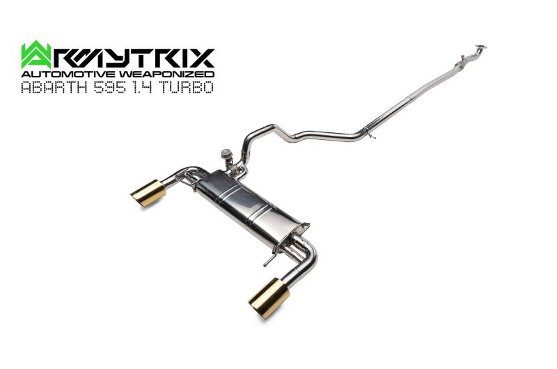 Abarth 595 1.4 Turbo 2012-2020 valvetronic exhaust system