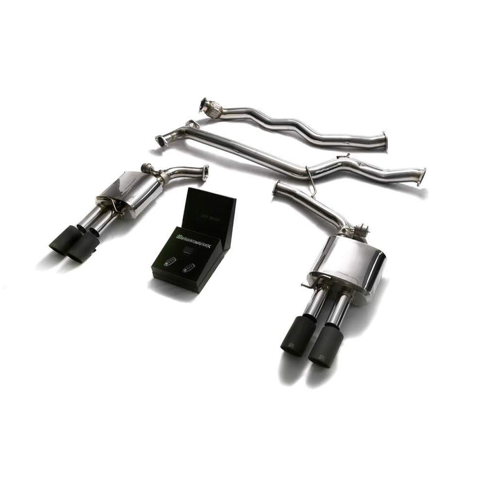 Armytrix Valvetronic Exhaust System for Audi A4 B8 1.8 TFSI Sedan/Avant (2008-2015) - AUB84-QS11C 2