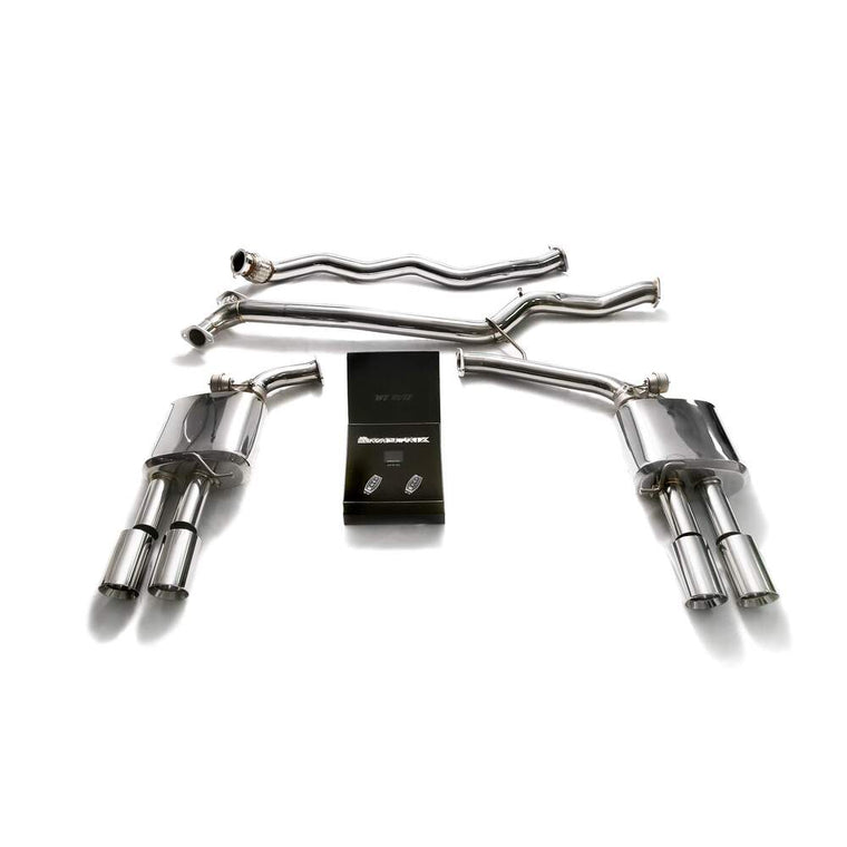 Armytrix Valvetronic Exhaust System for Audi A4 B8 1.8 TFSI Sedan/Avant (2008-2015) - AUB84-QS11C 