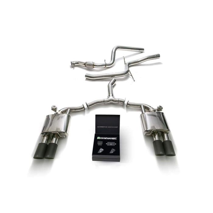 Armytrix Valvetronic Exhaust System for Audi A4 B9 2.0 TFSI Sedan/Avant (2WD) (2016-Present) - AU942-QS11C 1