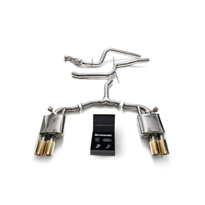 Armytrix Valvetronic Exhaust System for Audi A4 B9 2.0 TFSI Sedan/Avant (2WD) (2016-Present) - AU942-QS11C 2