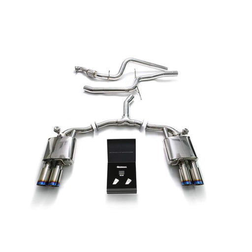 Armytrix Valvetronic Exhaust System for Audi A4 B9 2.0 TFSI Sedan/Avant (2WD) (2016-Present) - AU942-QS11C 
