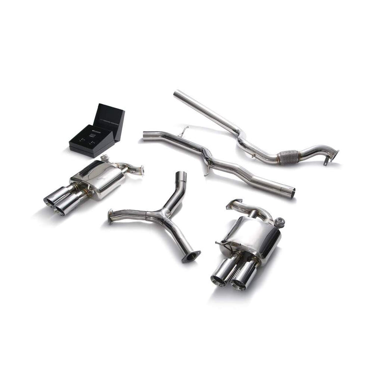 Armytrix Valvetronic Exhaust System for Audi/A4/B9 2.0 TFSI Sedan/ Avant (4WD) (2016-Present) - AU944-QS11C 
