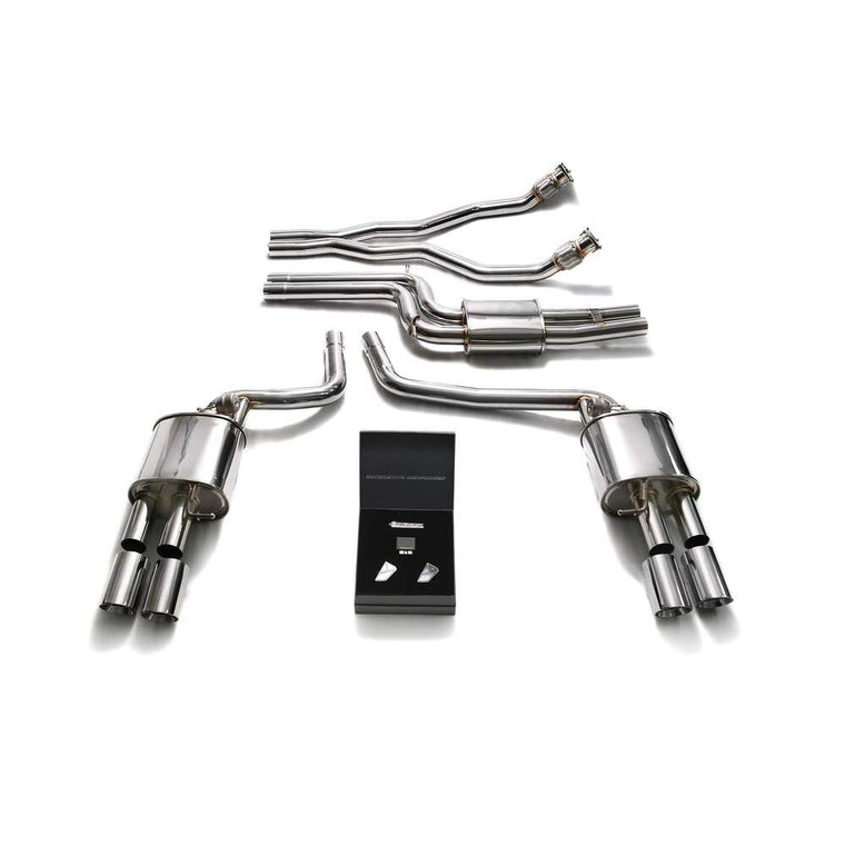 Armytrix Valvetronic Exhaust System for Audi S5 B8 4.2 V8 FSI Coupe (2007-2012) - AUBS2-QS11C 