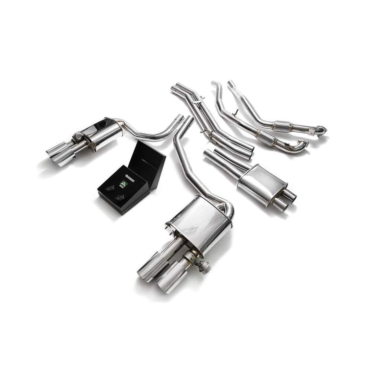 Armytrix Valvetronic Exhaust System for Audi S5 B9 3.0 TFSI Coupe Non-OPF (2017-present) - AU95S-QS14C 