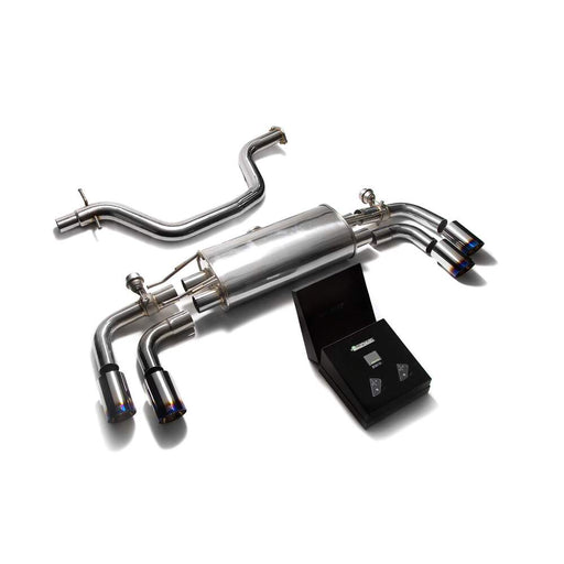 Armytrix Valvetronic Exhaust System for Audi TT 8J MK2 2WD 1.8/2.0 TFSI Coupe (2006-2014) - AU8JT-QS11C 1