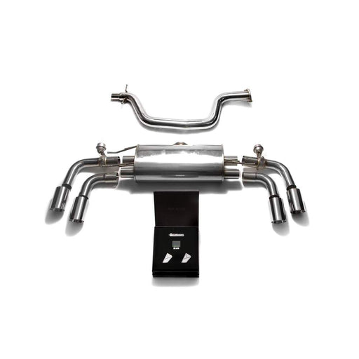 Armytrix Valvetronic Exhaust System for Audi TT 8J MK2 2WD 1.8/2.0 TFSI Coupe (2006-2014) - AU8JT-QS11C 