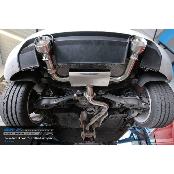 Armytrix Valvetronic Exhaust System for Audi TT 8S MK3 1.8 2.0 TFSI 2WD Coupe (2015-present) - AU8S2-DS33C 6
