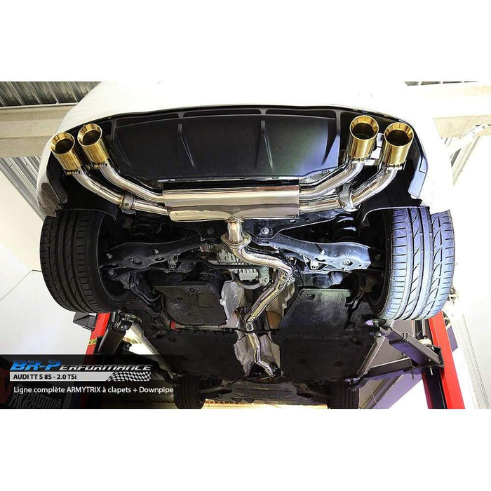 Armytrix Valvetronic Exhaust System for Audi TTS 8S MK3 Quattro Coupe Non-OPF (2015-2023) - AU8SS-QS11C 8