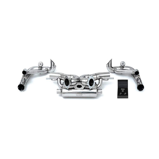 Armytrix X-pipe muffler + Valvetronic Muffler Adapters + Wireless Remote Control Kits (OWRC) for Audi R8 MKII V10 Performance Coupe/Spyder OPF (2019-Present) - AUR1P-C 